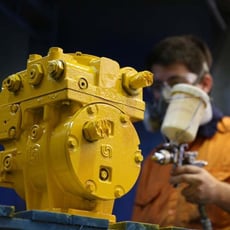 Danfoss repair centre paint shop