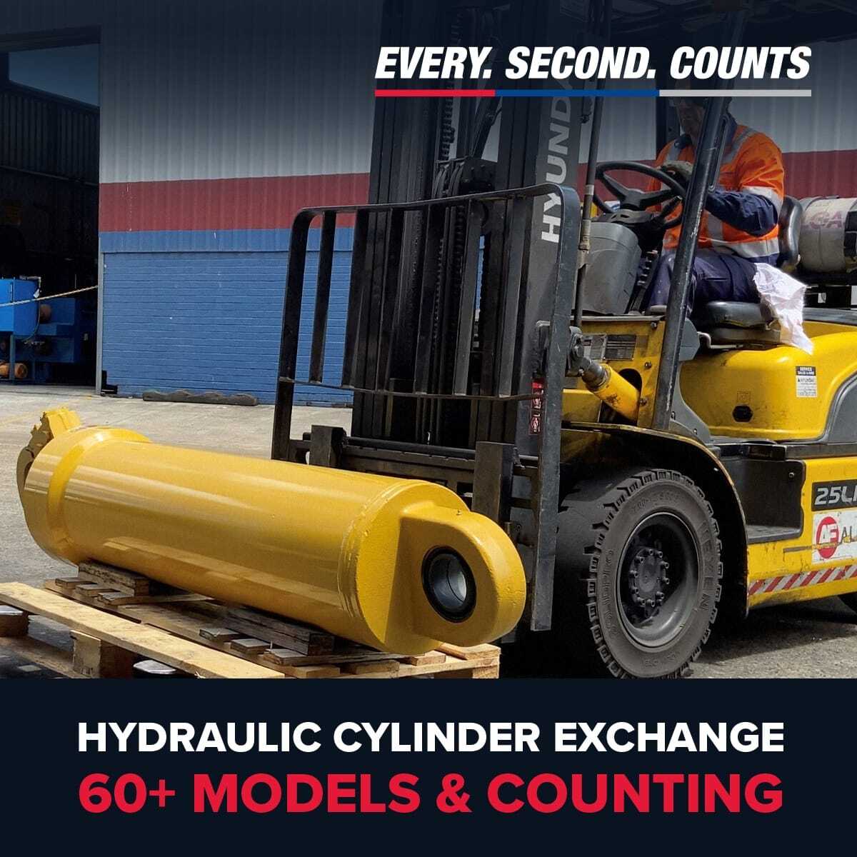 60+ MODELS AND COUNTING: AUSTRALIA’S FASTEST-GROWING HYDRAULIC CYLINDER EXCHANGE.