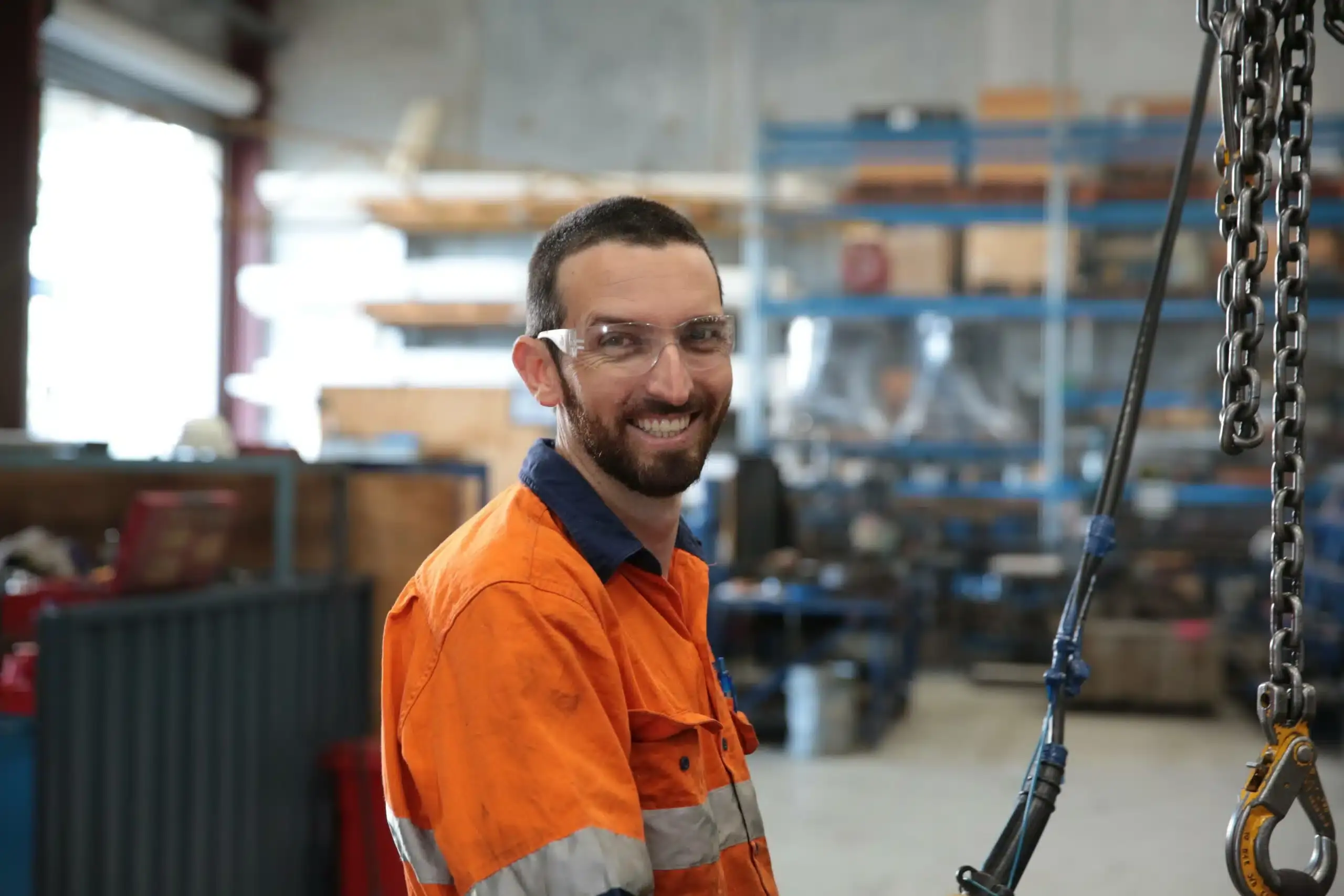 man smiling